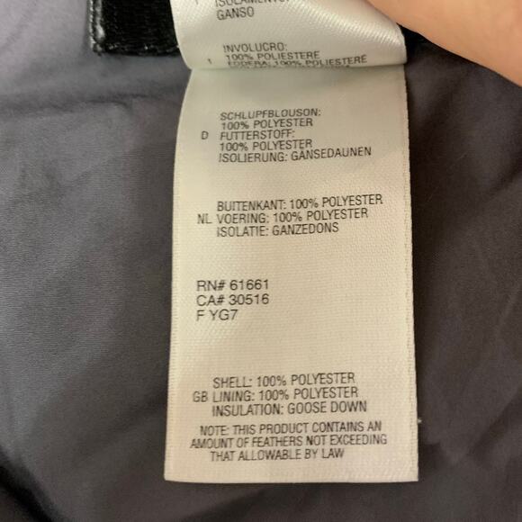 The North Face M Nuptse Puffer Vest Light Blue 700 Down Fill Zip Pockets - Picture 8 of 8